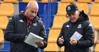 Football, Tunisie : Mehdi Nafti entraîneur national, aux côtés de Faouzi Benzarti.